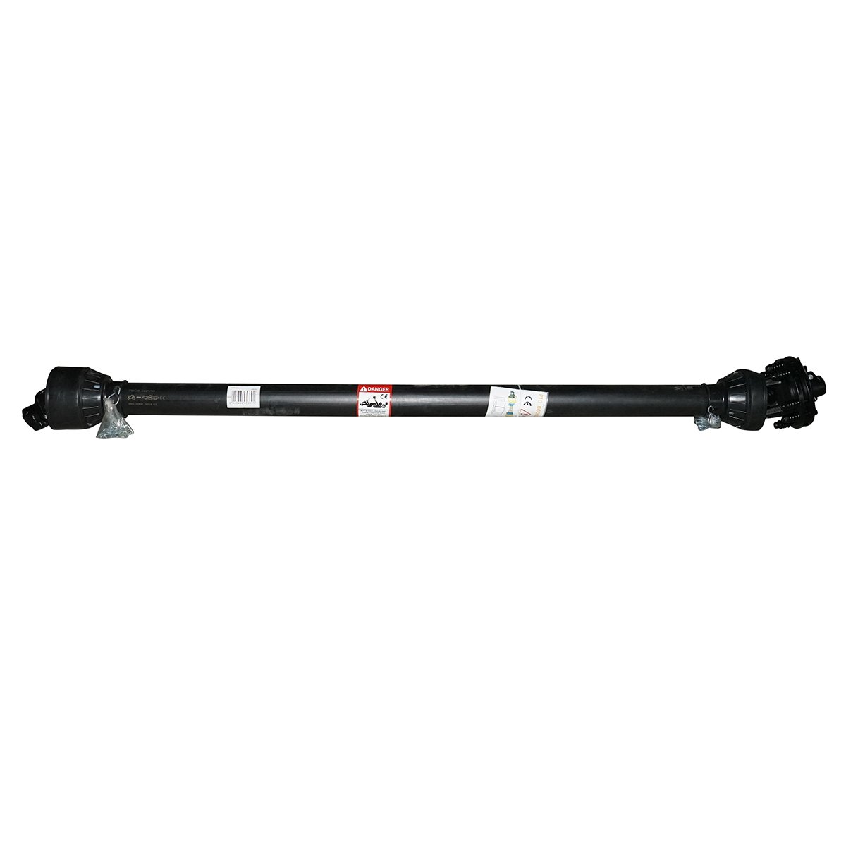 Cardan 2000 mm T5 cu ambreiaj compus din 2 discuri cruce 30,2x80 (teava triunghiulara) 1 3/8 Z=6
